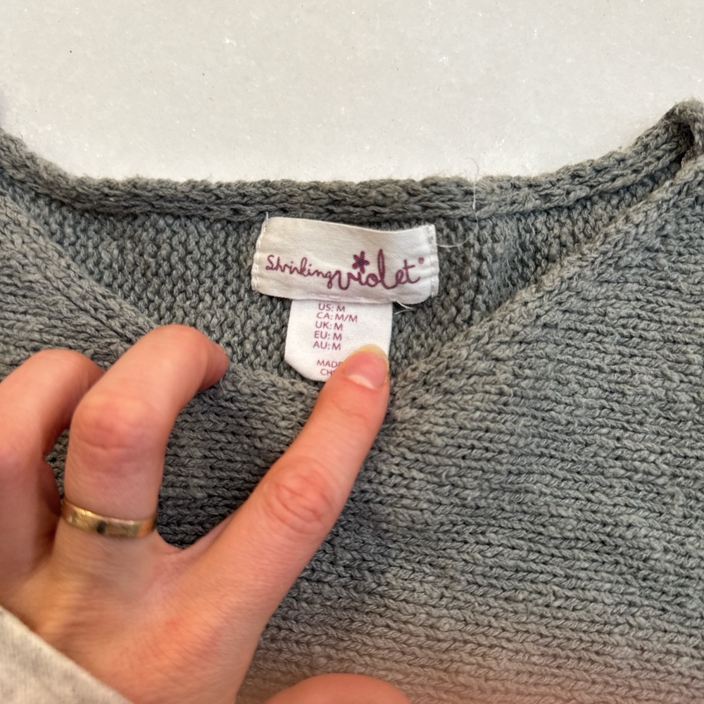 Free People lookalike Grey Sweater - Picture 3 of 3